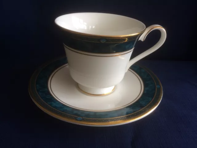 Royal Doulton Biltmore tea cup & saucer (cup Is 2nd, has very minor gilt wear)