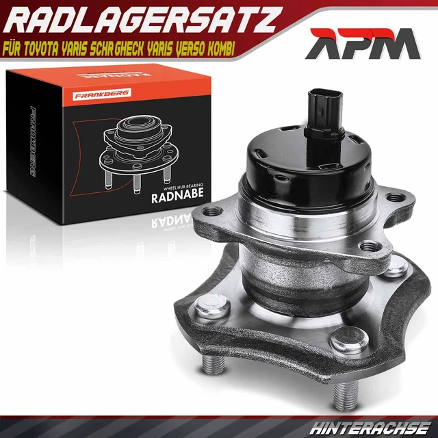 1X RADNABE RADLAGERSATZ Hinten für Toyota Yaris Schrägheck Yaris Verso ...