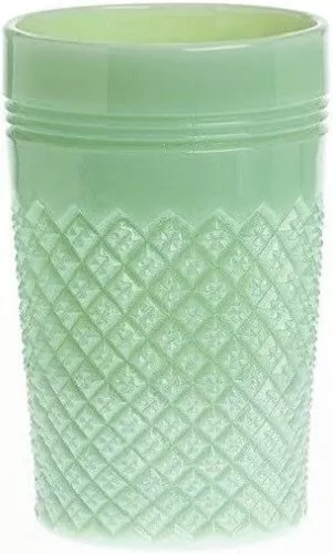 Tumbler - Addison Pattern - Jade Jadeite Jadite Green Glass - Mosser USA