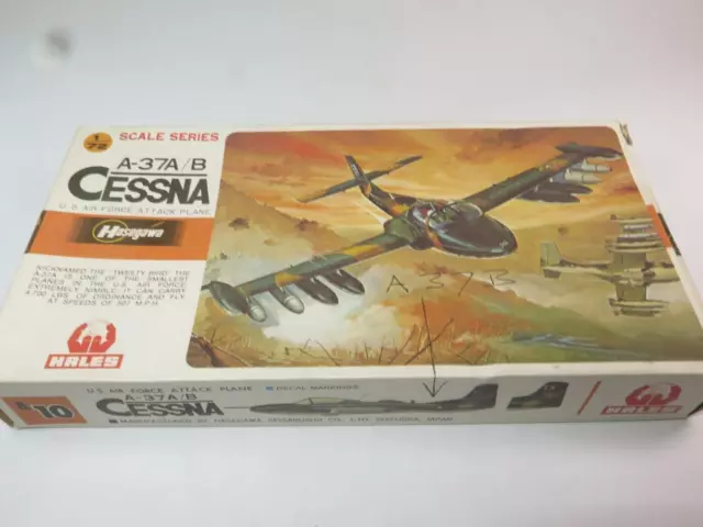 Hasegawa 1/72 Modèle Aircraft Kit Cessna A-37A/B Libellule Scellé