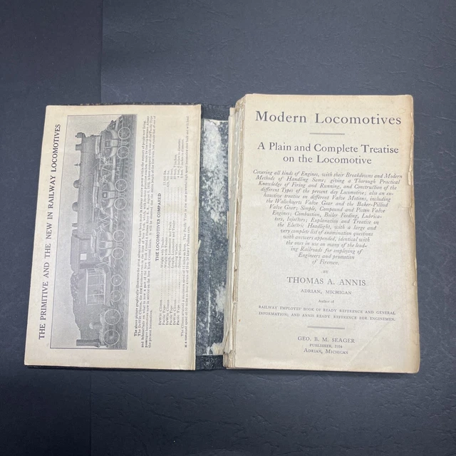 ANTIQUE 1914 THOMAS Annis Modern Compressed Air Train