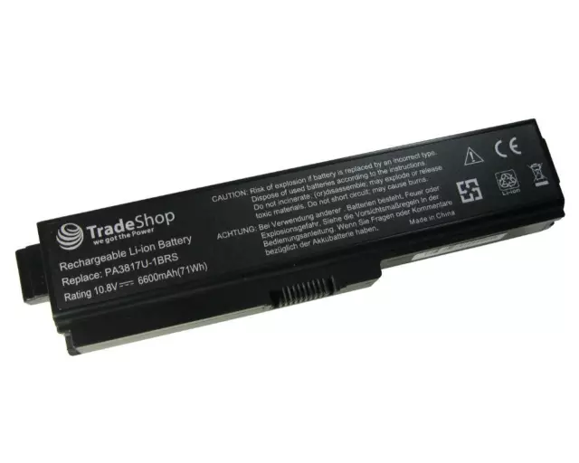 AKKU 6600mAh für Toshiba Dynabook EX/56 EX56 Serie Batterie