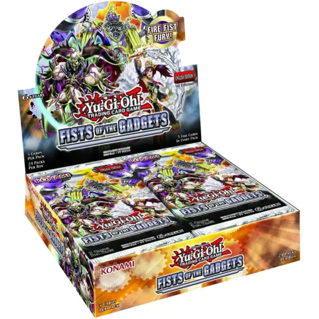 Yu-Gi-Oh! Fists of the Gadgets Booster Box 1st Edition (FIGA) New & Sealed