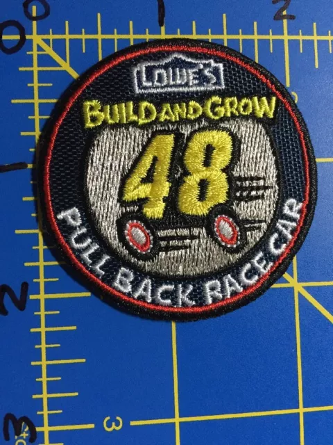 Lowe ’S Construction Et Grow Tirer Dos Course Voiture 48 Nascar Patch Jimmie