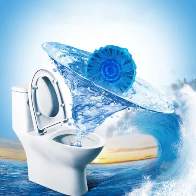 Lot de 10 nettoyants de WC frais - Pour un nettoyage visible avec de l'eau  bleue - Pierres parfumées pour un parfum intense des toilettes : :  Hygiène et Santé