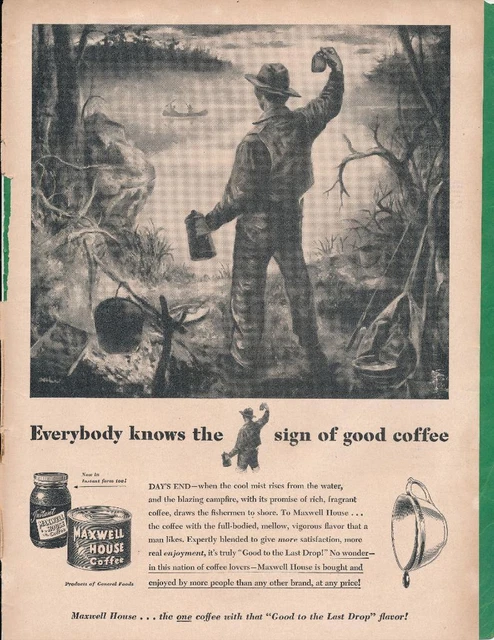 Magazine Ad - 1949 - Maxwell House Coffee