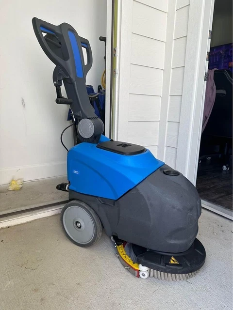 Uline  14 inch Battery Powered Automatic Floor Scrubber