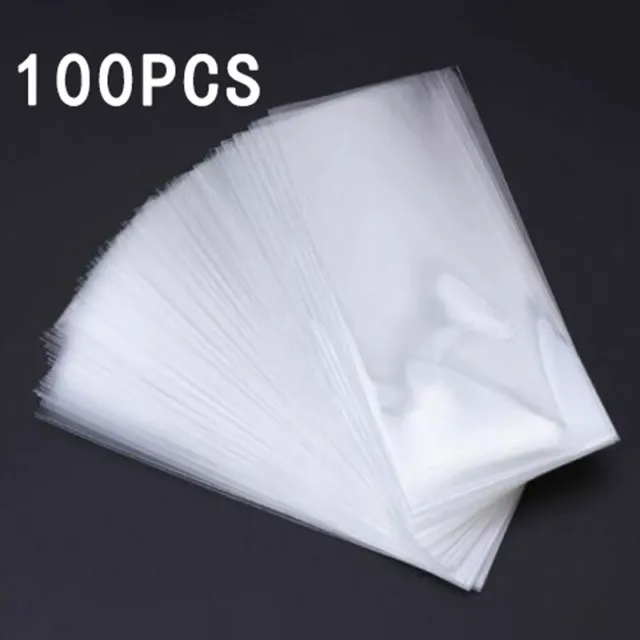 100*Paper Money Sleeves Currency Plastic Sleeve Holders Cover Storage Protector