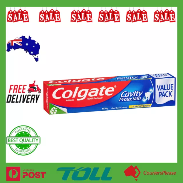 Colgate Cavity Protection Toothpaste Great Regular Flavour Value Pack 240g