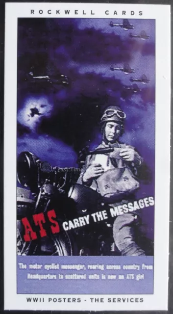 No.2 ATS CARRY THE MESSAGE World War 2 Posters (Service) - Rockwell 2001