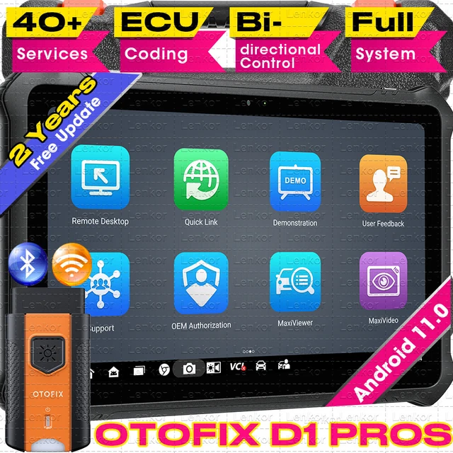 2025 OTOFIX D1 Valise Diagnostic Auto OBD2 Codage ECU Bidirectionnel 40