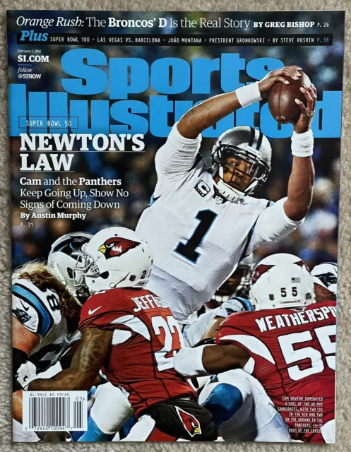Sports Illustrated 2016 Cam Newton Nfl Carolina Panthers Super Bowl 50-No Label