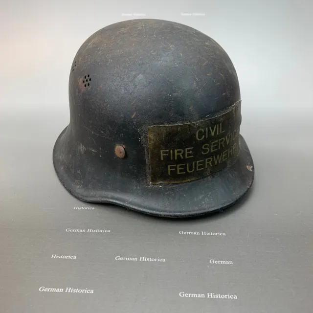 III. Reich Feuerwehr Stahlhelm, Civil Fire Service !!!