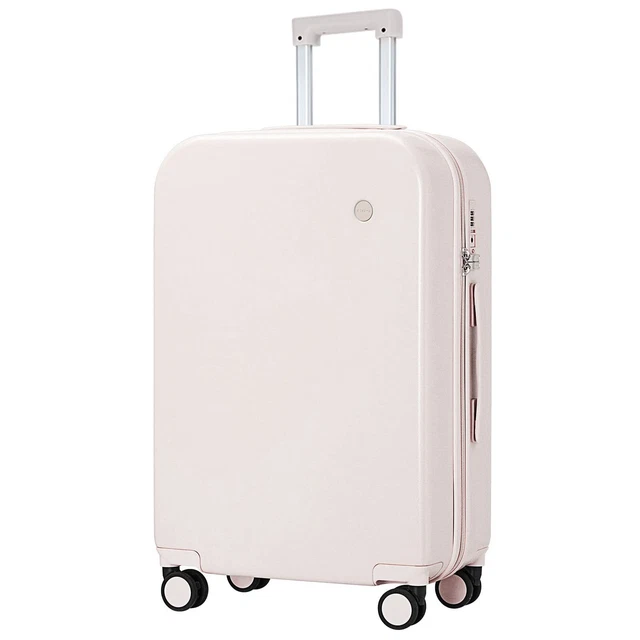 Suitcase Luggage with Spinner Wheels Mixi Hardside Rolling Suitcase PC with C...