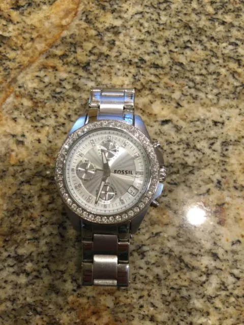 Women's Silver Fossil Watch