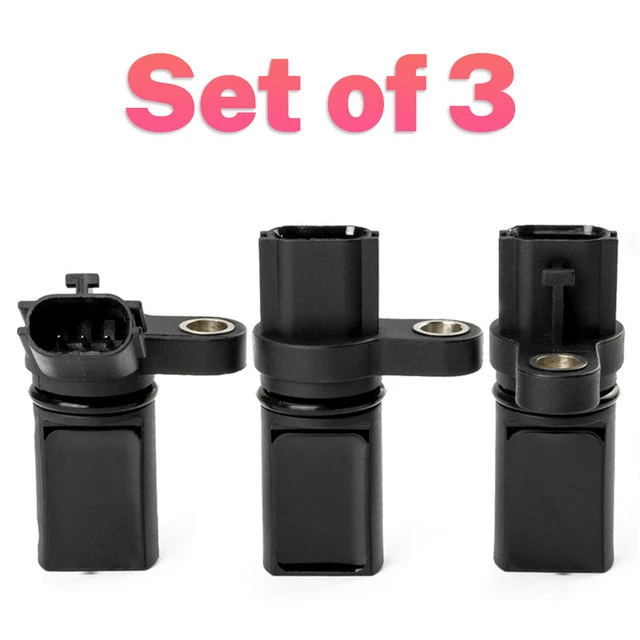 3 PACKS CRANK Crankshaft Cam Camshaft Position Sensor For Infiniti