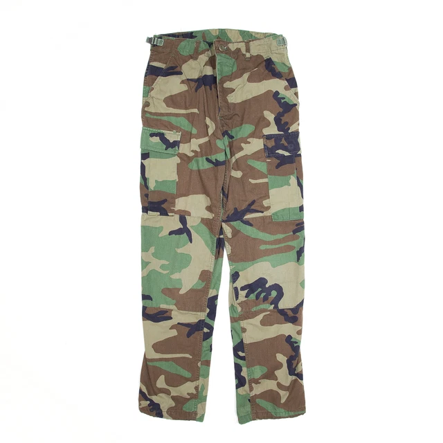 PROPPER INTL INC Esercito Combattimento Pantaloni Stratti Regolari Verdi Mimetici Da Uomo W30 L31