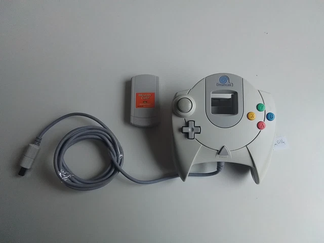 Manette Officielle d’origine SEGA + Carte Mémoire pour Console Dreamcast !!!!