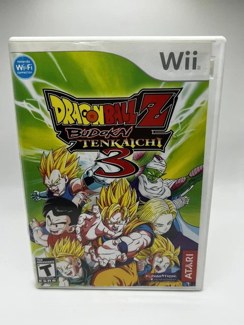 Dragon Ball Z Budokai Tenkaichi 3 Wii - CIB - US Version - Complete with  Manual 742725275584