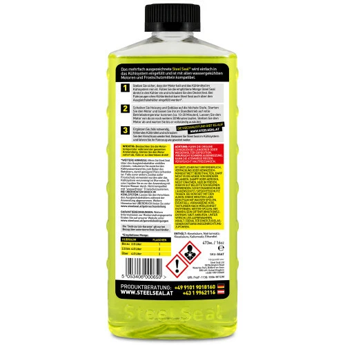 STEEL SEAL ZYLINDERKOPFDICHTUNG Dichtmittel Kopfdichtung Motordichtmittel 473ml EUR 77,90