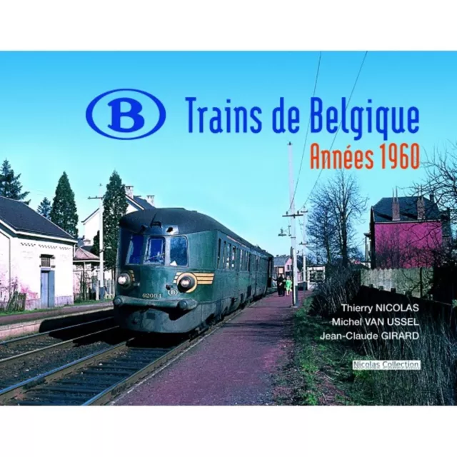 Nicolas Collection NC3F BUCH SNCB NMBS Trains de Belgique Années 1960 Neu+OVP