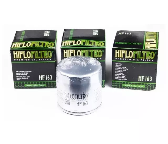3x Hiflo Ölfilter Oil Filter HF163 für BMW R 1100 GS