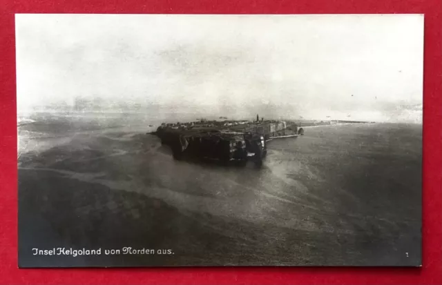 Foto AK HELGOLAND um 1920 Inselansicht von Norden aus   ( 91595