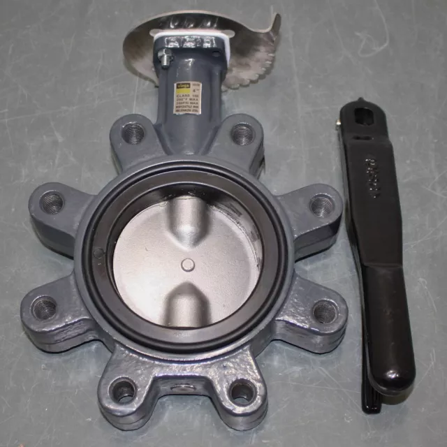 Viega Propress Butterfly Valve 22076, 4" Pipe Flange, Ductile Iron, 200 psi
