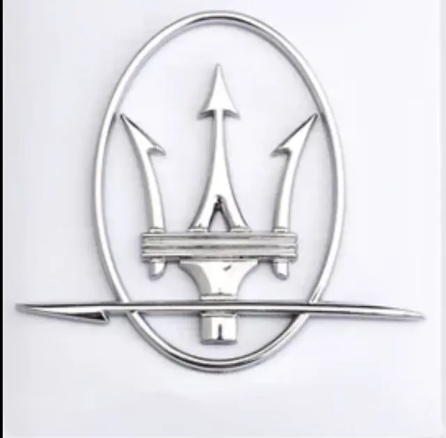 Maserati Emblem Tridente dreizack 3200 4200 Coupe QP C-Säule Levante NEU