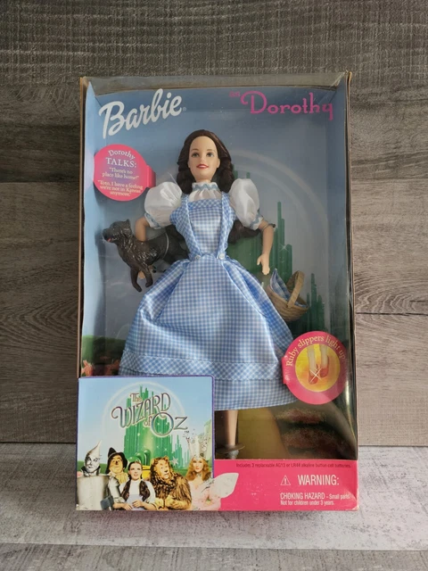 Barbie as Dorothy in The Wizard of Oz 1999 Talking Doll with Light Up  Slippers - Walmart.com