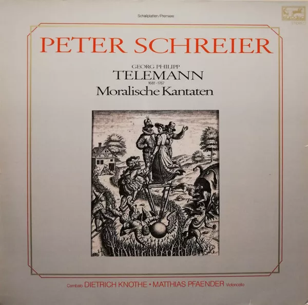 Georg Philipp Telemann, Peter Schreier, Dietri LP Club Vinyl Scha