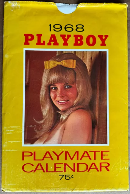 1968 Playboy Playmate Wall Calendar with Sleeve - Very Good