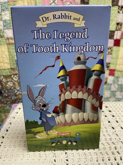 Dr Rabbbit DR. RABBIT & The Legend Of Tooth Kingdom-Colgate Co. VHS Play Tested £8 ...