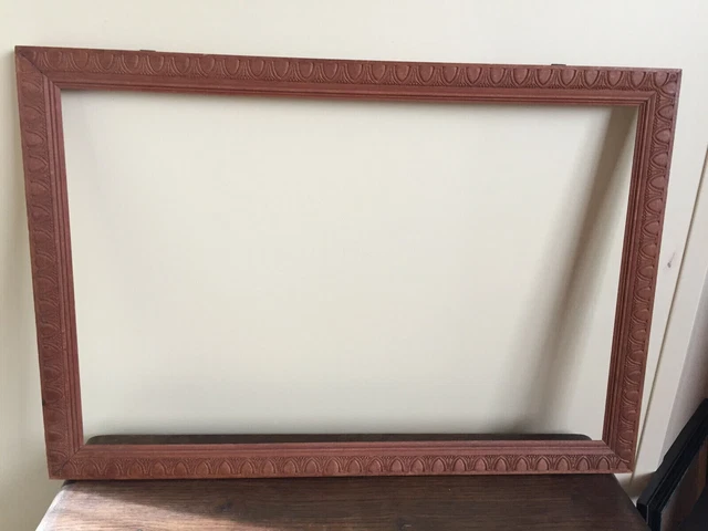 CADRE TABLEAU ANCIEN en bois début XXe-s pour la toile 38 x 28 cm EUR 15,00 - FR