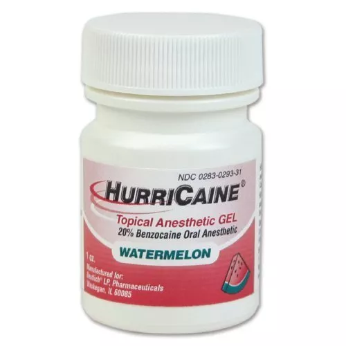 HurriCaine Topical Anesthetic Gel Watermelon - 1 oz. [Health and Beauty]