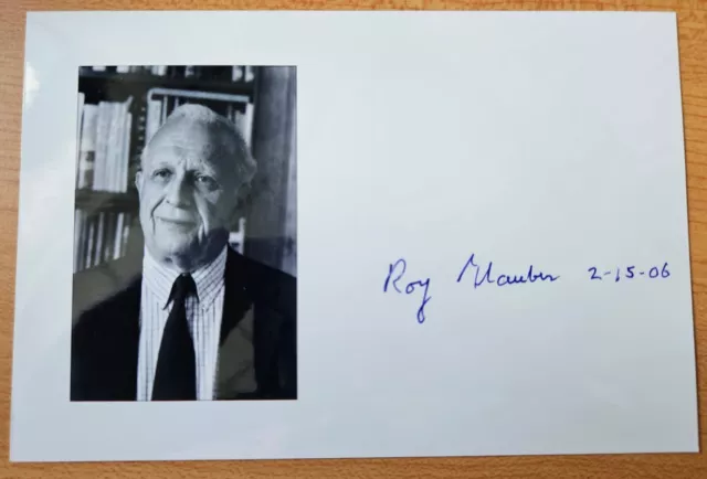 Roy J. Glauber original Autogramm Autograph Nobelpreis Physik AG1642