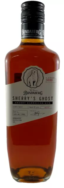 RARE Bundaberg Rum Sherrys Ghost  2015 Release only 3180 BOTTLES made