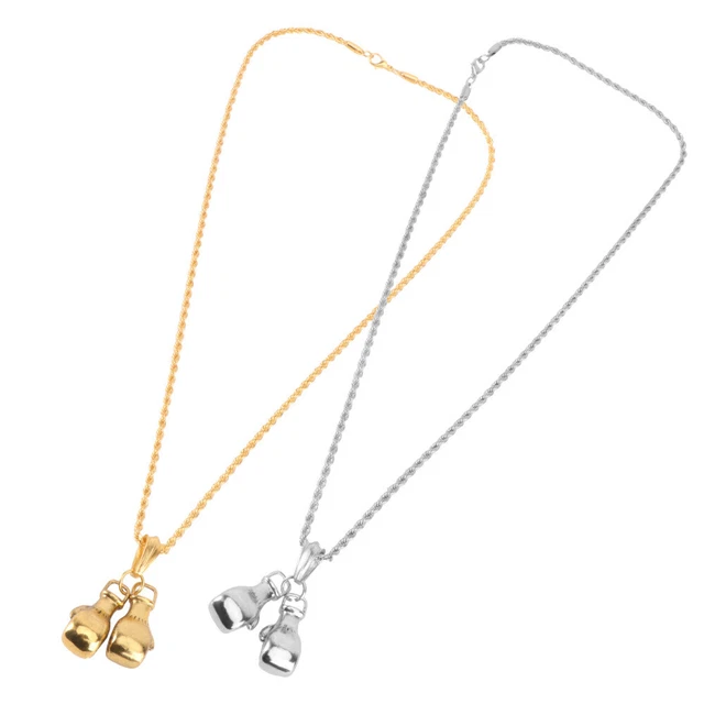 Boxing glove on sale necklace argos