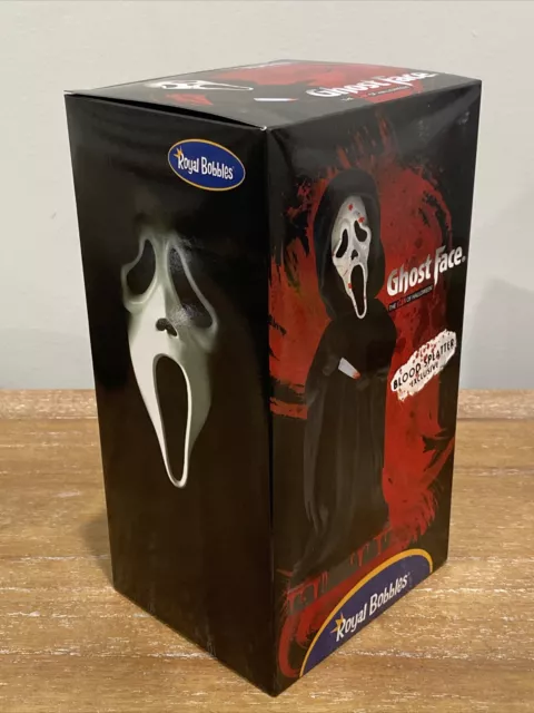 SCREAM HALLOWEEN HORROR NECA Royal Bobbles Ghostface Blood Splatter Exclusive LE 3