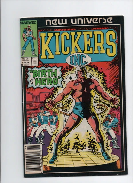 KICKERS INC. #1 Comic Book New Universe Marvel November 1986 -B5-