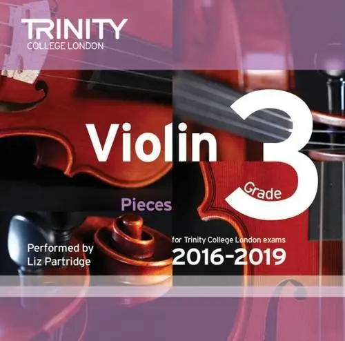 Violin CD Grade 3 2016-2019 (Trinity Repertoire Library), Audio Book, Good Condi