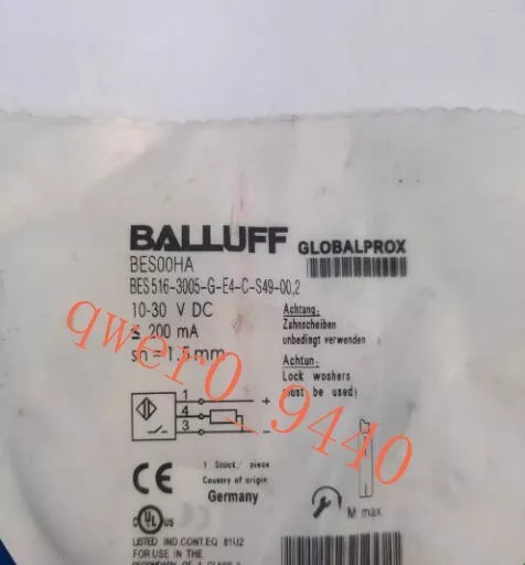 1PC NEW Balluff Proximity sensor BES00HA BES 516-3005-G-E4-C-S49-00,2