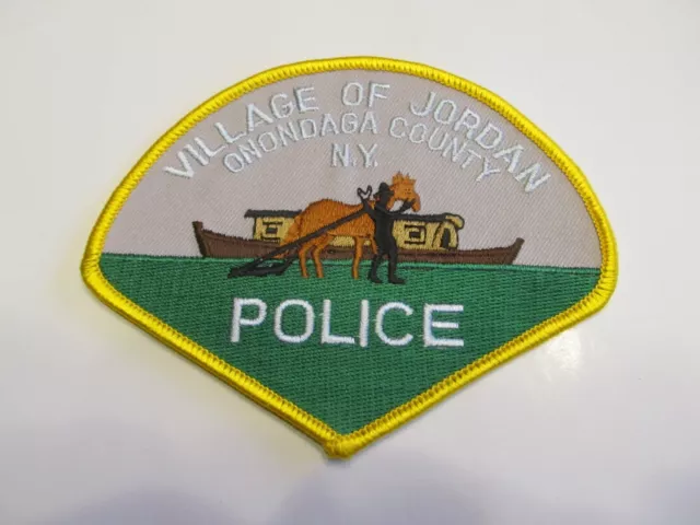 New York Jordan Police Patch Obsolete