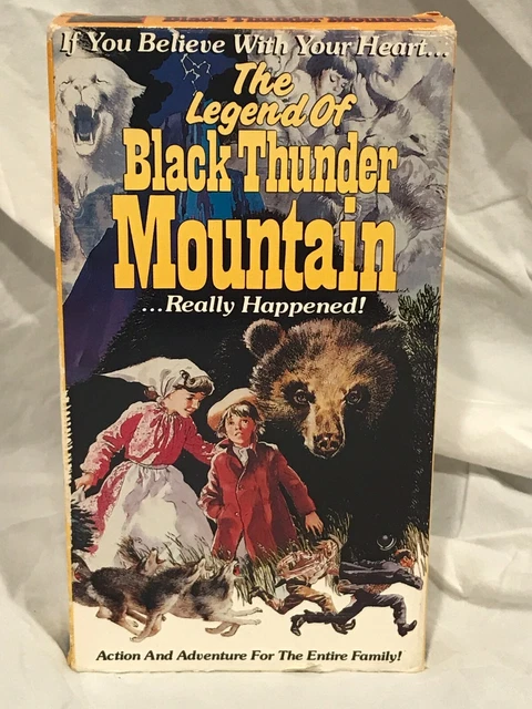 THE LEGEND OF Black Thunder Mountain VHS Play Tested Family Wilderness ...