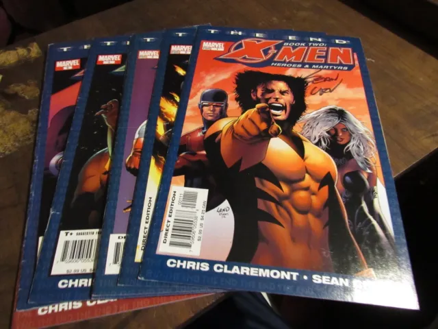 X-Men The End Heroes & Martyrs #1 2 3 4 5 6 Marvel Comic Set 1-6 Mini Series