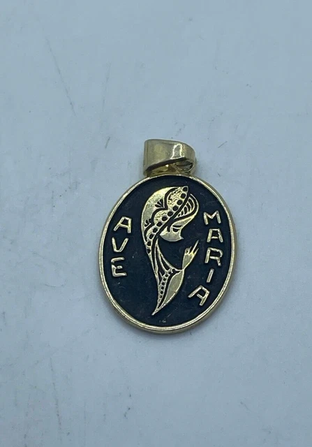 MÉDAILLE RELIGIEUSE DE San Damanio en métal doré. EUR 2,50 - FR