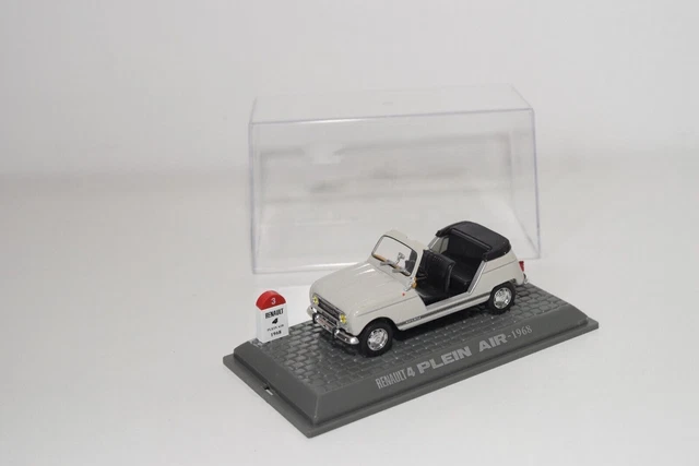A51 1:43 Universal Hobbies Uh Renault 4 Plein Air 1968 Gris Clair Mib