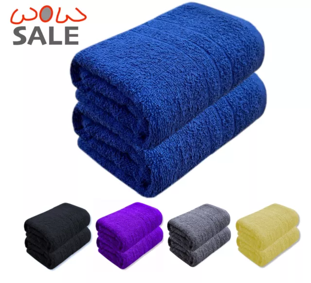 2X EXTRA LARGE Jumbo Bath Sheet Big Towels 100% Egyptian Cotton Soft Quick Dry