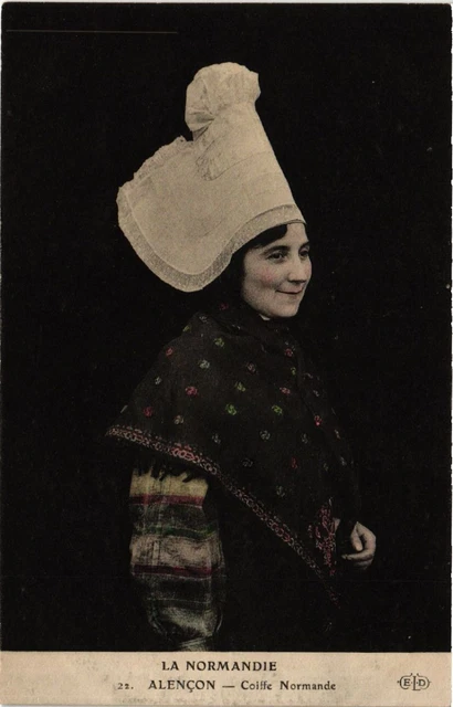 CPA La Normandie - Alencon - Coiffe Normande - Folklore - Types (482851)