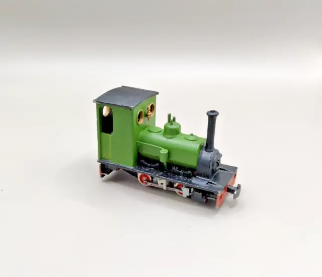 Narrow gauge 009 H0e Chivers 0-4-0 Hunslet saddle tank built from a kit